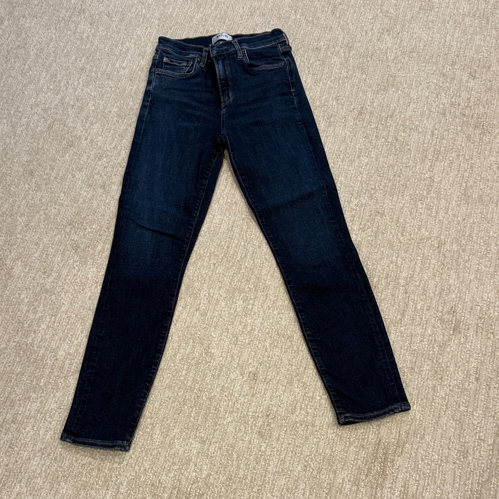 AGOLDE Sophie Ankle Classic Dark Blue Jeans
